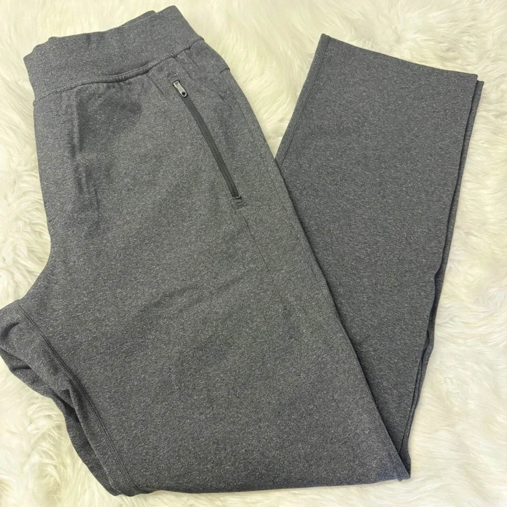 Lululemon Men’s Discipline Pants Heathered Gray Black Size Large Straight Leg